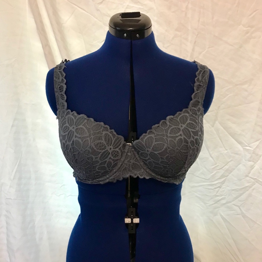 PINK Gray-Blue Date Push-Up